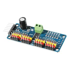 Carte de commande de servomoteur PWM 16 canaux 12 bits Dorhea PCA9685 avec interface IIC pour Raspberry Pi, robotique et automatisation - Product Image 1