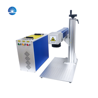 LCCN 30W Smart Desktop Machine de gravure laser à fibre fendue industrielle pour bijoux Tag Water Galvo pour petites entreprises