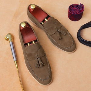Nouvelles Bottes Classiques de Designer pour Hommes en Cuir Véritable Automne-Hiver 2026 – Confortables, Imperméables, Antidérapantes et Faciles à Enfiler pour le Travail - Product Image 4