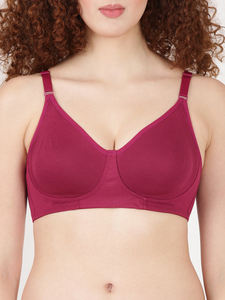 Soutien-gorge décontracté pour femme, sans armatures, couvrant entièrement la poitrine, en tissu doux, respirant, lisse, léger, sans coutures, confortable et offrant un bon maintien - Product Image 2
