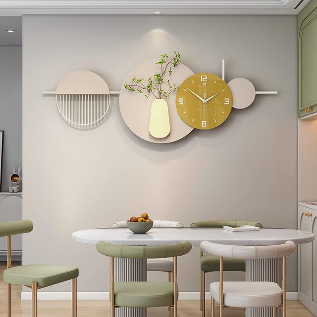 Large Modern Luxury Wall Hanging Clock New Design Art Deco Quartz Metal Wall Watch Home House Decorative Clock