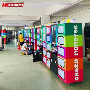 Marwey centre commercial monnayeur Arcade jouet vente <span class=keywords><strong>color</strong></span>é fou monstre prix grue poupée cadeaux Machine de jeu - Product Image 6