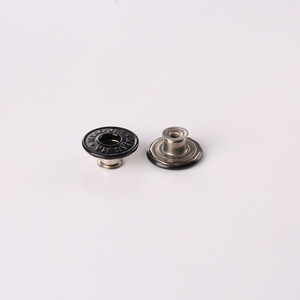 Denim Snap Button 17mm15mm Round Brass Nickel-Free T-Shaped Buckle Metal Garment Accessory - Product Image 3