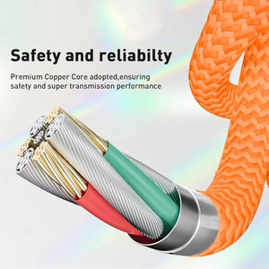 <span class=keywords><strong>C</strong></span>âble de charge rapide <span class=keywords><strong>USB</strong></span>-<span class=keywords><strong>C</strong></span> vers <span class=keywords><strong>Type</strong></span>-<span class=keywords><strong>C</strong></span> 60W tressé pour iPhone 17 16 15 Pro Max Samsung Xiaomi - Product Image 3