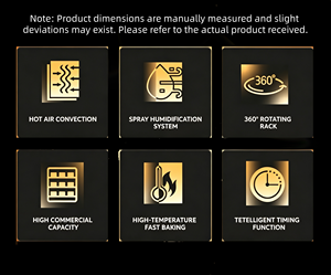 Vente Flash 	 <span class=keywords><strong>Four</strong></span> à pain rotatif commercial électrique/diesel à haute efficacité thermique et faible bruit pour boulangerie - Product Image 4