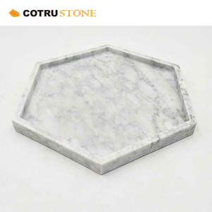 Художественная элегантность: изысканные мраморные тарелки для отличительного декора - Product Image 2