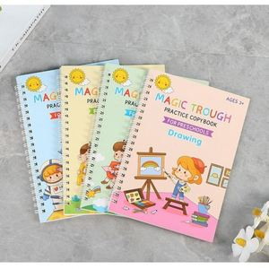 Unique Silk Screen Printed Kids English Grooved Handwriting Copybook - Durable Practice <b>Book</b> for Events and Gifts - Product Image 6