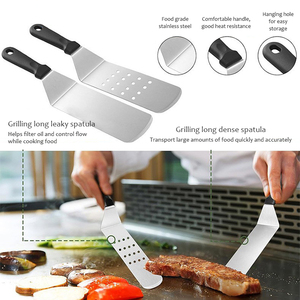 Kit Profesional de 35 Accesorios para Plancha, Juego de Herramientas para Parrilla Plana de Acero Inoxidable con Bolsa de Transporte - Product Image 3