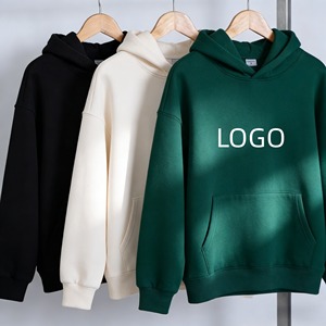 <span class=keywords><strong>Sudadera</strong></span> con Capucha Oversize para <span class=keywords><strong>Hombre</strong></span>, de Algodón y Forro Polar Térmico, con Cremallera Completa y Bolsillo Canguro - Product Image 2