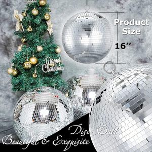 Vendita calda da 16 pollici in vetro moderno eco-friendly sfera da discoteca specchio decorazione palla <span class=keywords><strong>per</strong></span> feste di <span class=keywords><strong>natale</strong></span> matrimoni ed eventi divertenti - Product Image 2