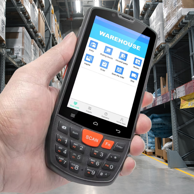 HC600S Inventory Portable Android Rugged Industrial Handheld PDAS 2D Barcode Scanner 4G NFC Data Terminal PDA for Warehouses