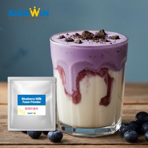 Versatile smooth texture blueberry milk foam <b>drink</b> powder easy to prepare and consistent in quality for beverage <b>shops</b> - Product Image 3