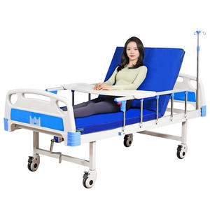 Les fabricants proposent des lits à dossier manuel à manivelle unique pour patients paralysés, des lits de soins à double manivelle pour les hôpitaux de soins infirmiers - Product Image 2