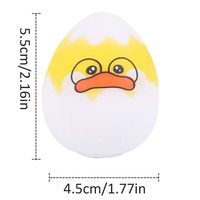 Balle anti-stress Offre Spéciale visage jaune mousse souple Pu caoutchouc Squeeze Squishy Balls Anti Stress pour les enfants