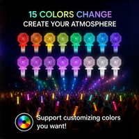Barra Luminosa LED Octogonal Recargable Innovadora 2026 |   Control Remoto por Aplicación |   Luz LED para Fanáticos de Conciertos, Armybomb, BtsLightstick