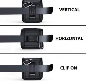 Étui à rabat pour <span class=keywords><strong>téléphone</strong></span>, avec clip de fixation à la ceinture, fermeture magnétique, étui portefeuille en cuir pour Alcatel Go, TCL Flip 4/3 - Product Image 4