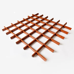 Plafond acoustique en aluminium - Panneaux de grille absorbant le son pour la réduction du bruit - Grilles de plafond - Product Image 1