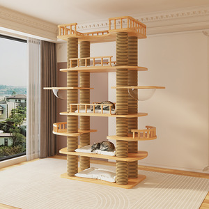 Árbol <span class=keywords><strong>para</strong></span> <span class=keywords><strong>Gatos</strong></span> XXL, Torres Modernas <span class=keywords><strong>para</strong></span> <span class=keywords><strong>Gatos</strong></span> con Madera Natural y Sisal <span class=keywords><strong>para</strong></span> <span class=keywords><strong>Gatos</strong></span> Adultos <span class=keywords><strong>Grandes</strong></span>, de Proveedor de Lujo - Product Image 1