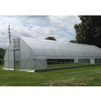 Serre en polycarbonate écologique pour la culture de légumes/fleurs/tomates/concombres avec système de refroidissement