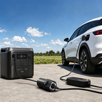 Adaptateur de mise à la terre pour VE pour la recharge à domicile en location – Solution de chargeur VE sans mise à la terre 16A 3.6kW – Chargeur portable