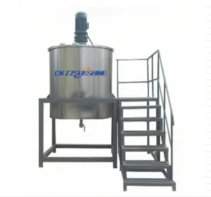 Tanque de mistura mais vendido com agitador/misturador homogeneizador a vácuo emulsificador/misturador automático de aço inoxidável agitador