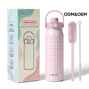 Termo <span class=keywords><strong>de</strong></span> Acero Inoxidable 304 <span class=keywords><strong>de</strong></span> 660 ml |   <span class=keywords><strong>Tapa</strong></span> abatible a prueba <span class=keywords><strong>de</strong></span> fugas sin BPA con asa |   Botella Térmica Deportiva para Exteriores - Product Image 1