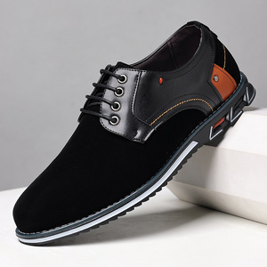 <span class=keywords><strong>Chaussures</strong></span> en cuir décontractées en daim de grande taille pour hommes blanc traçage peau de daim souple - Product Image 4