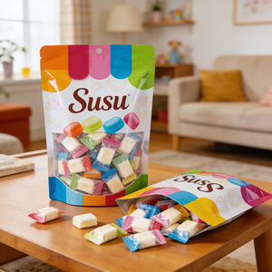 Sacchetto Stand-up di Alta Qualità Personalizzato Stampato, Sacchetto Richiudibile per Imballaggio in Diverse Misure - Product Image 2