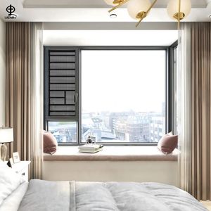 Nhà Cung Cấp Hàng Đầu Đu Nhôm Cử<span class=keywords><strong>a</strong></span> Sổ Tùy Chỉnh Siêu Hẹp Khung Cử<span class=keywords><strong>a</strong></span> Sổ Thép Không Gỉ Hiện Đại Bão Tác động Biệt Thự - Product Image 2