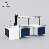 Meubles de laboratoire clinique sur mesure, tables de laboratoire scientifique, plans de travail avec plateau de qualité supérieure pour laboratoire des sciences de la vie