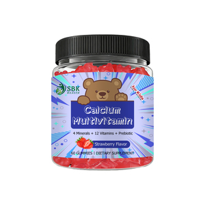Gummies de vitamines et minéraux à prix de gros pour la santé de la vue, Gummies multivitaminés au calcium pour enfants, enrichis en antioxydants - Product Image 1
