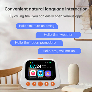 Réveil intelligent pour enfants avec IA, interaction vocale naturelle, <span class=keywords><strong>chronomètre</strong></span> et compte à rebours pour la gestion quotidienne des enfants - Product Image 5