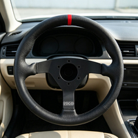 Volante de Carreras/Simulación de 320 mm Directo de Fábrica, Empuñadura de Cuero, Logotipo Personalizado Disponible, OEM, ODM, Venta al Por Mayor