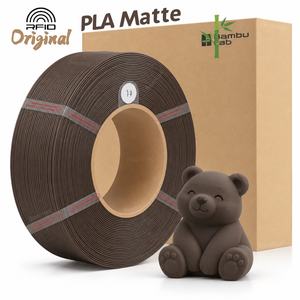 ไส้พลาสติก PLA แบบด้าน ขนาด 1.75 มม. ยี่ห้อ Bamboo ความทนทานสูง พิมพ์เร็ว ใช้งานง่าย เป็นมิตรต่อสิ่งแวดล้อม พร้อม RFID สำหรับเครื่องพิมพ์ A1, X1, P1 AMS - Product Image 1