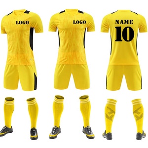 Set Personalizzato di Costumi da Bagno per <span class=keywords><strong>Calcio</strong></span>, Maglia <span class=keywords><strong>e</strong></span> <span class=keywords><strong>Pantaloncini</strong></span> Nazionali con Calzini, Maglia da <span class=keywords><strong>Calcio</strong></span> Squadra Mondiale Giallo-Verde Messico - Product Image 3