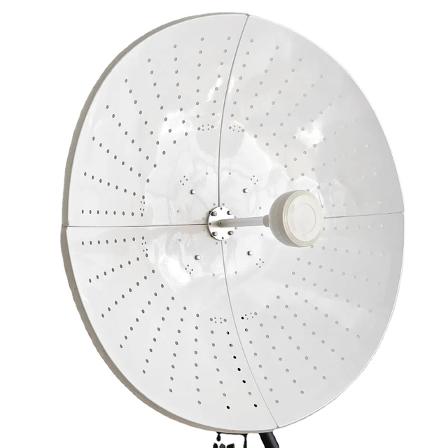 90CM 4G 5G 698-4200Mhz Outdoor Antenna High Gain 2x27dBI MIMO Mesh Parabolic Dish Hyperbolic Base Antenna