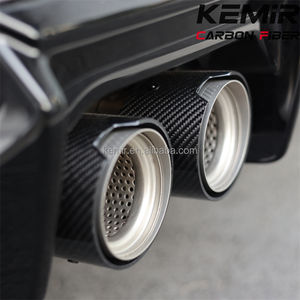 OEM Ersatz <span class=keywords><strong>M</strong></span> Performance Carbonfaser G8X Auspuffendrohr-Set für BMW M2 G87 M3 G80 G81 M4 G82 G83 M5 G90 - Product Image 3