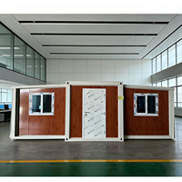 Conteneur pliable à double aile extensible, adapté au transport maritime, pour expédition en vrac, bureau, hôtel, garantie 5 ans
