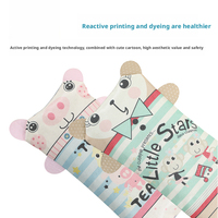 Oreiller de cou pour enfants en soie glacée, motifs animaux de dessin animé, écologique, hypoallergénique, ergonomique, naturel, idéal pour l'été