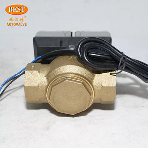 שסתום השקיית מים 5v 3.6v 12v 24v 110v 220 dn15 dn20 C7003 דרך פליז ss304 מיני כדור מים ממונע חשמלי - Product Image 6