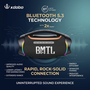 Xdobo BMTL <strong>B</strong>-<strong>O</strong>-<strong>O</strong>-M II 120W RGB Deep Bass Portable Speaker <strong>HiFi</strong> Stereo Speaker Home Party&amp; Outdoor Use - Product Image 4