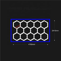 Design personnalisé Rgb Led Hexagon Light 2024 Nouveau Tube Led de haute qualité Rgb nid d'abeille