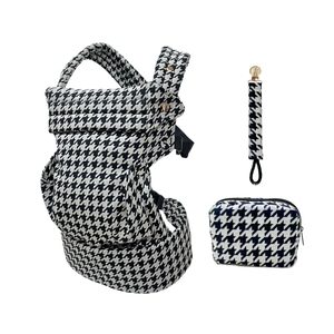 Porte-bébé ergonomique pliable avec attache-sucette, en coton et lin jacquard, conforme aux normes CPC/EN, 20,5 kg, pour bébés <span class=keywords><strong>de</strong></span> 0 à 3 ans - Product Image 2