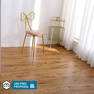 Oak Solid Hardwood Flooring White Modern Indoor Timber Floor