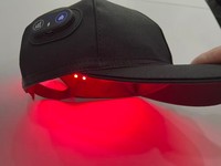 Casque de luminothérapie rouge infrarouge 660nm 850nm 940nm 5 longueurs d'onde pour soulagement des maux de tête, biomodulation sans fil