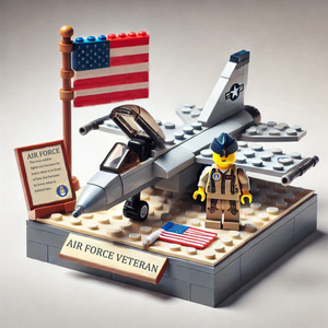 ABS Duty Uniform Figure Scene Block Set 1:12 Scale Model Toy DIY Construction <strong>Kit</strong> for Creative Desktop <strong>Diorama</strong> Assembly - Product Image 5