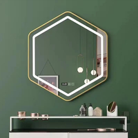 Miroir de courtoisie moderne à LED anti-buée Miroir de salle de bain avec interrupteur tactile à capteur