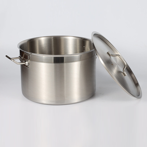 Wholesale <b>Large</b> Capacity Fast Heat Conduction Stainless Steel Composite Bottom Induction <b>Saucepan</b> Cookware Soup Stock Pot - Product Image 6