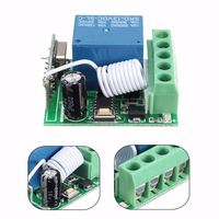 Télécommande RF sans fil, 1 canal, interrupteur relai, récepteur, pour maison connectée, 12V, 220V, 10a, 315/433 MHz, livraison gratuite