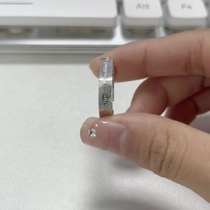 Mode gebürstet geometrische männliche Fingerring Geschenke Schmuck maßge schneiderte inspirierende Ringe für Männer - Product Image 4